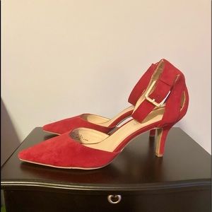 Nine West suede leather heels